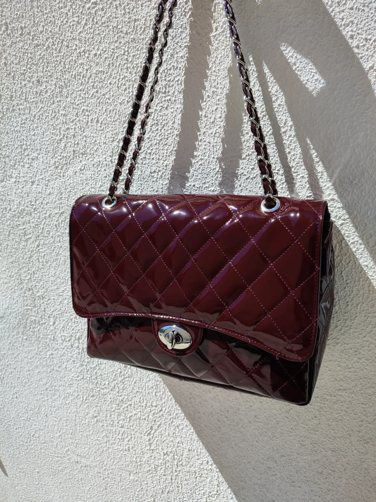 XL MAXI LUSTRINI LEATHER BAG - Image 8