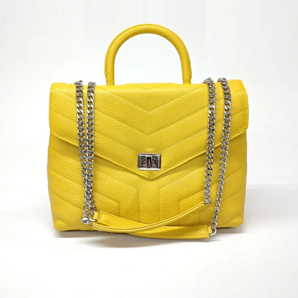 Chevron Max Top Handle Bag