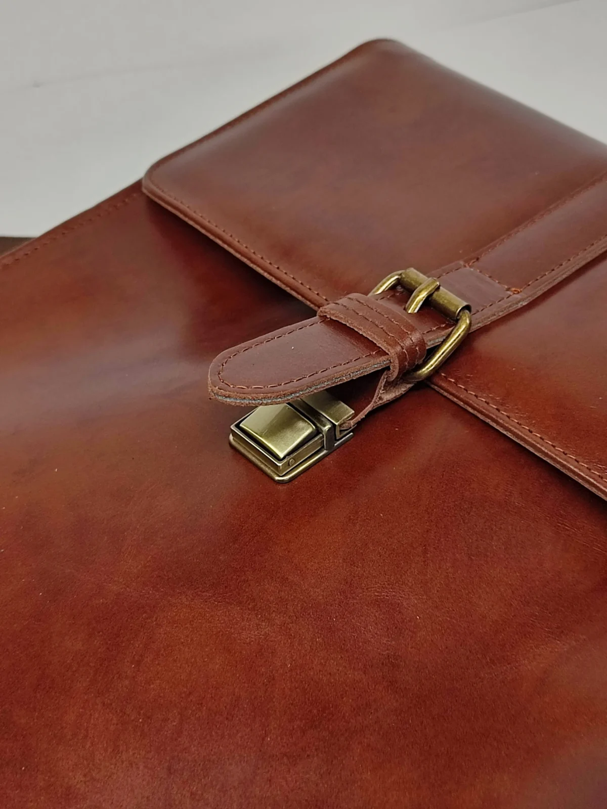 Vintage Style Leather Backpack - Image 5