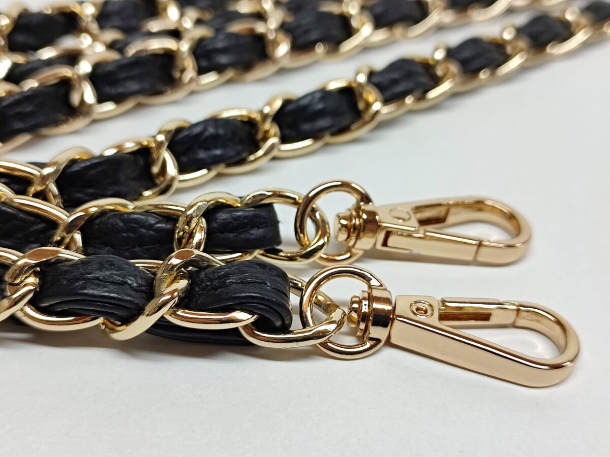 Grained Leather Chain Strap - Image 5