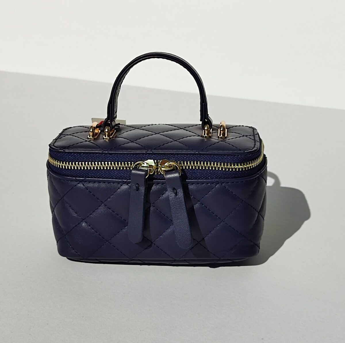 Quilted Small Barrel Bag - Image 10