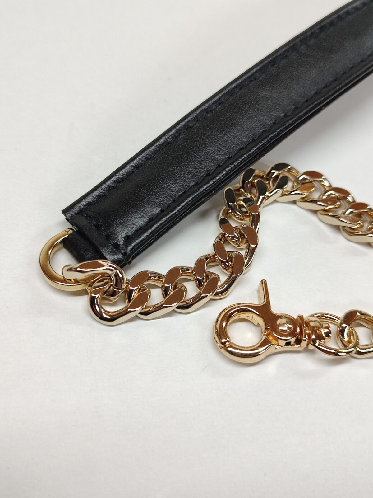 Leather Pad Chain Strap - Image 3