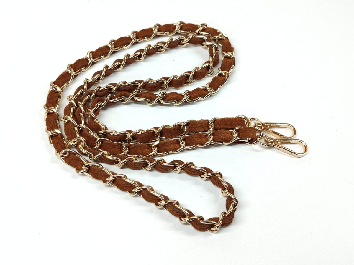 Suede Leather Chain Strap - Image 2