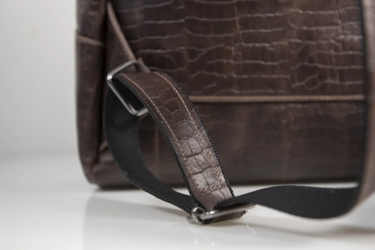 Vintage Style Leather Backpack - Image 5