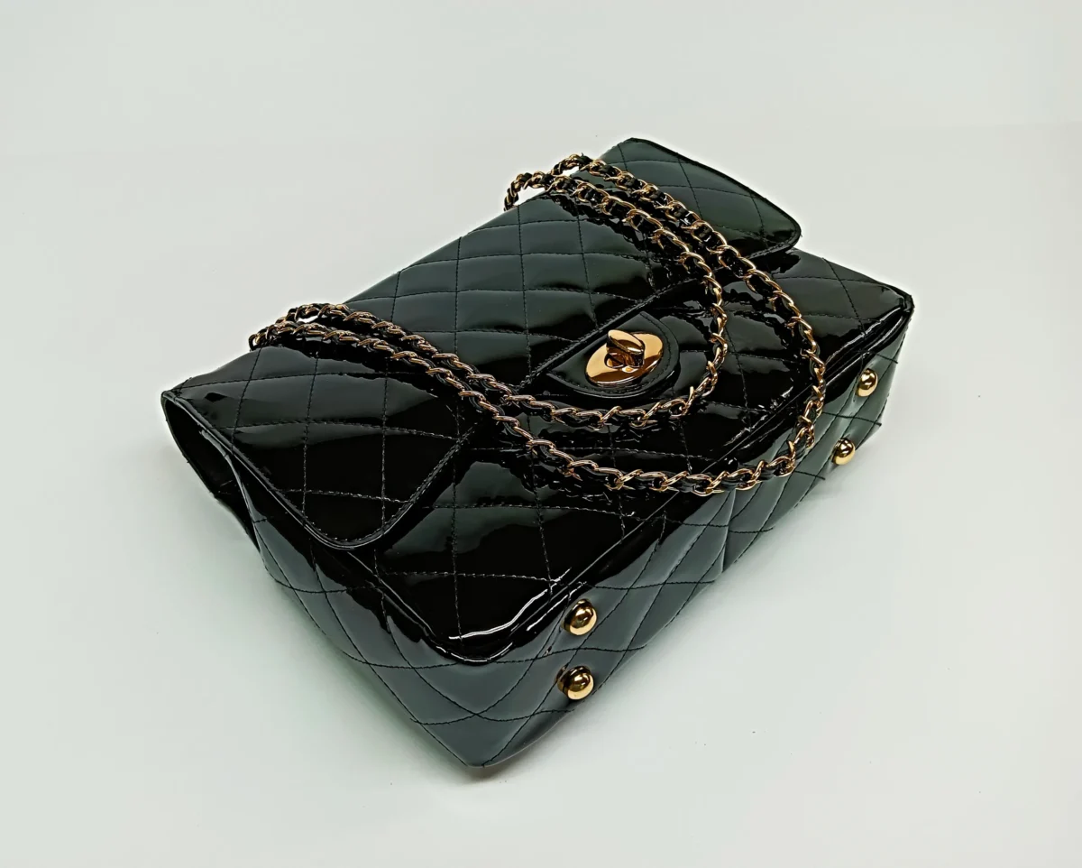 XL MAXI LUSTRINI LEATHER BAG - Image 6