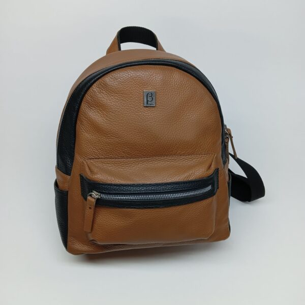 Genuine Leather Oval Backpack