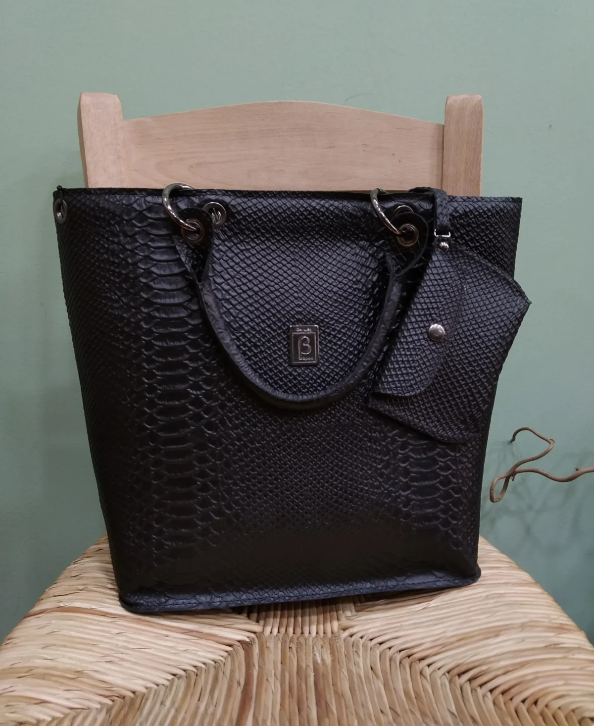 Black Python Bag - Image 2