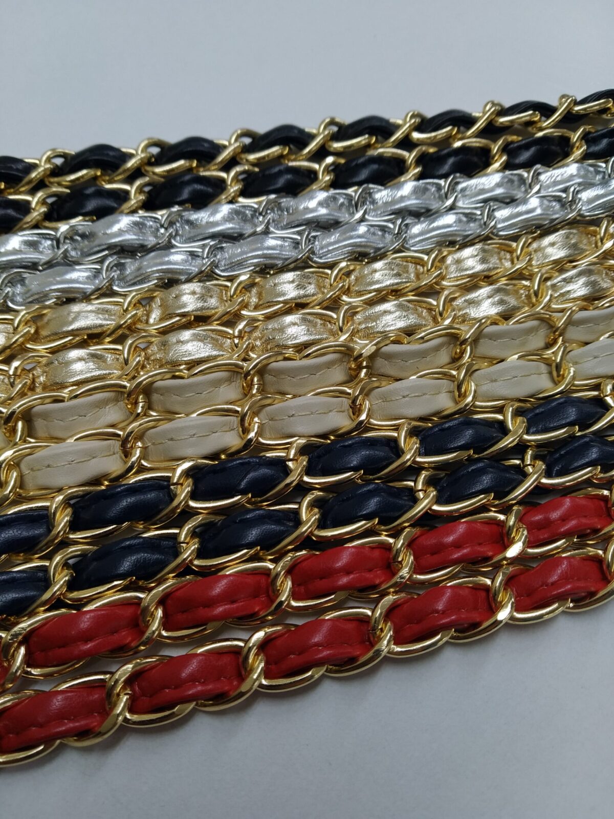 Leather Pad & Chain Classic Strap - Image 2