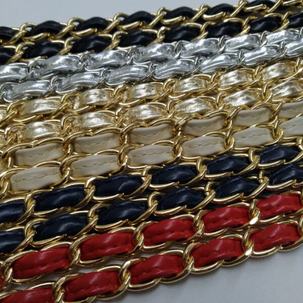 Classic Chain Leather Strap