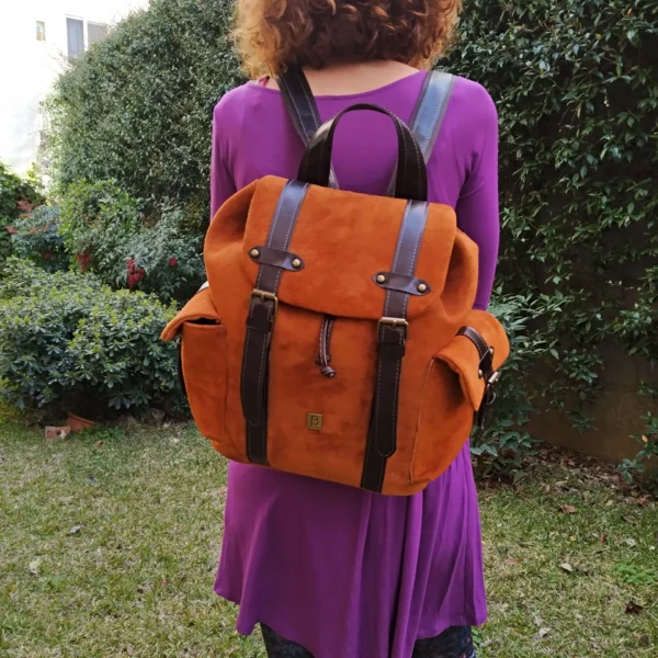 Genuine Suede XL Backpack
