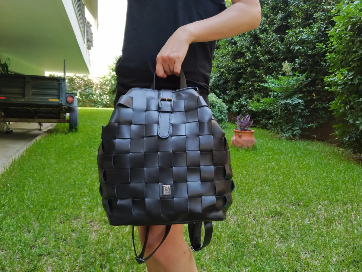 Patchwork Leather Juno Backpack - Image 2