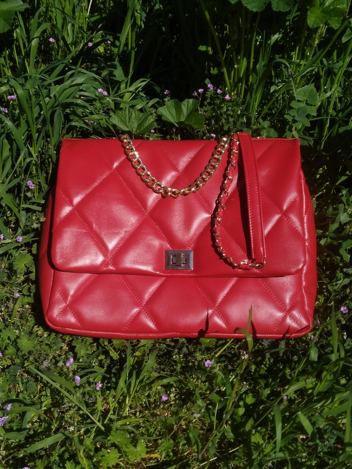 XL Diamonds Genuine Leather Bag - Image 3