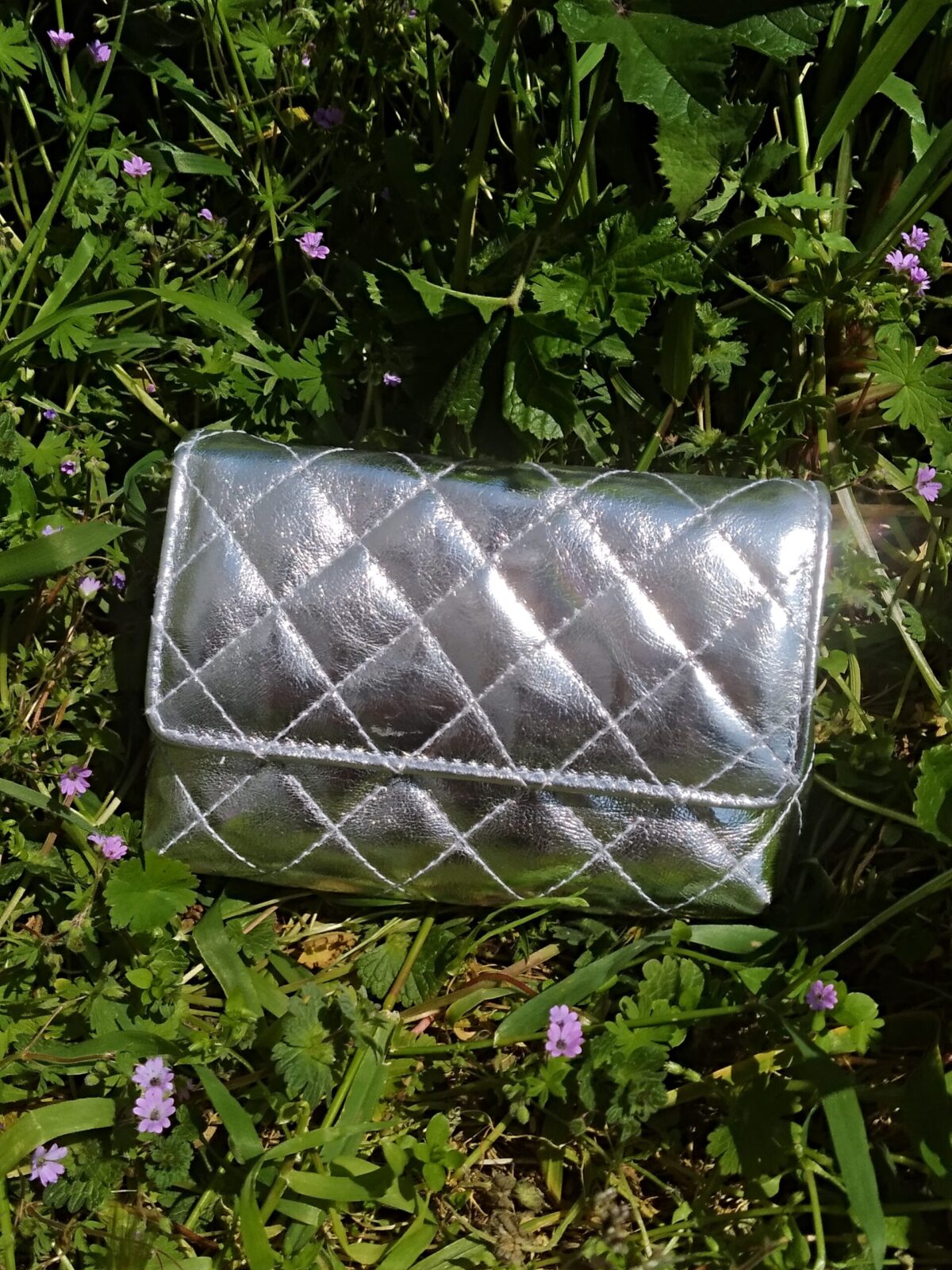 Quilted Wallet / Crossbody Bag - Image 2