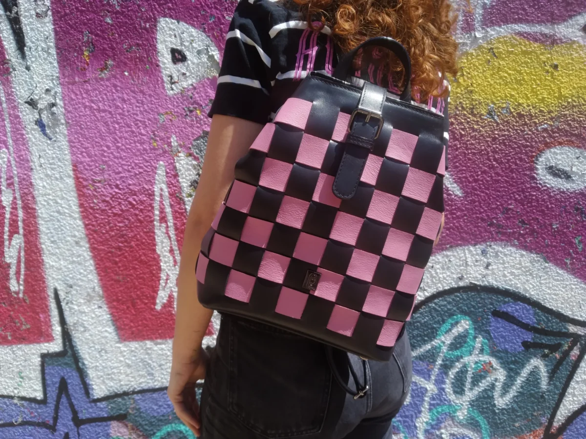 Patchwork Leather Juno Backpack - Image 4