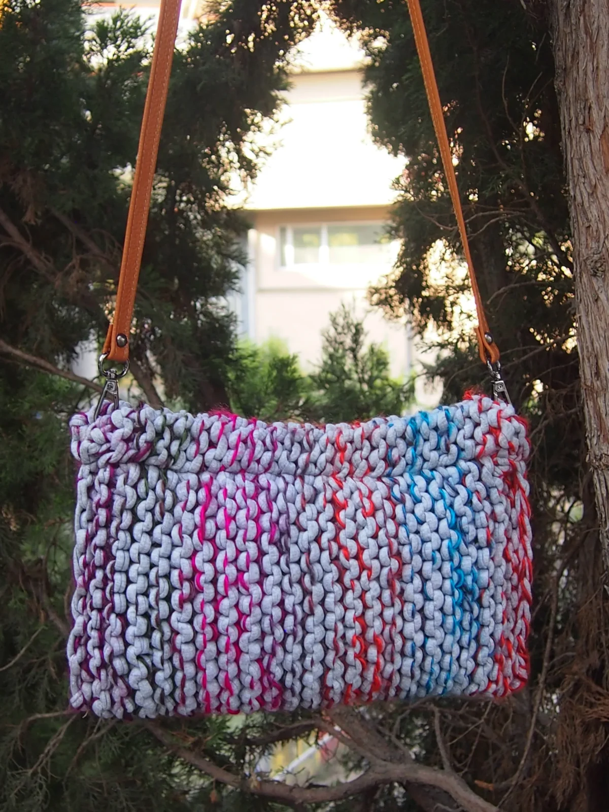 Tweed Crossbody Bag - Image 4