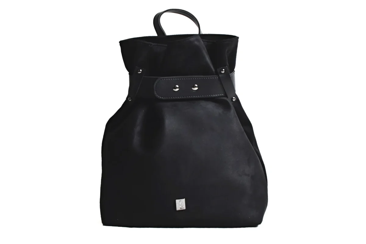 Suede Pouch Backpack - Image 5