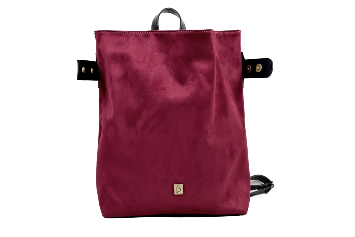 Suede Pouch Backpack - Image 4