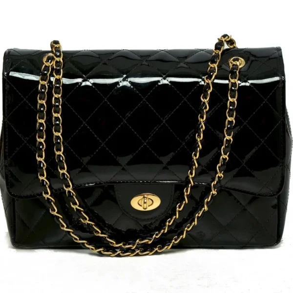 XL MAXI LUSTRINI LEATHER BAG