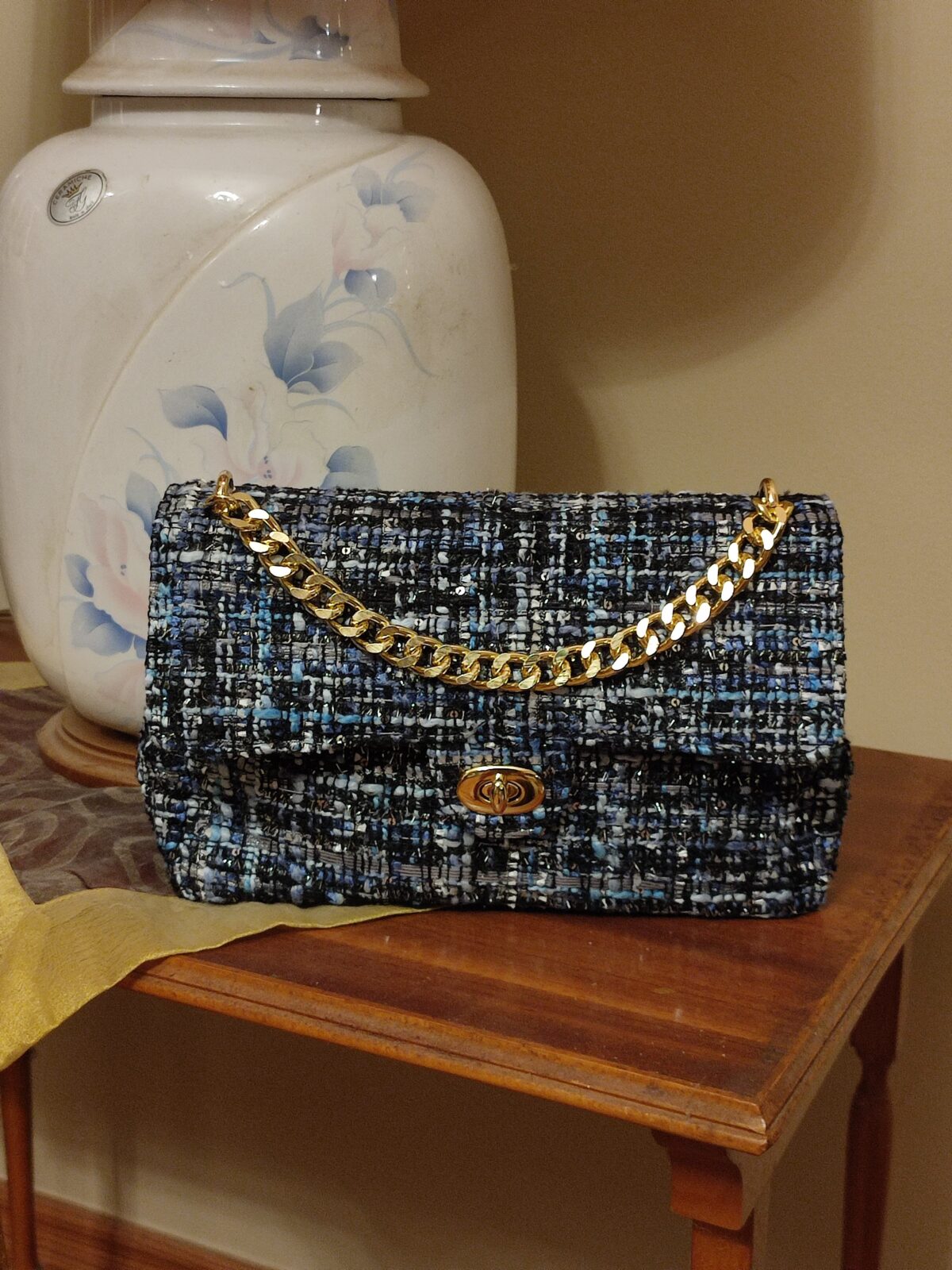 Tweed Diamond Bag - Image 3