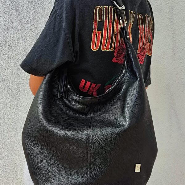 Magnificent Leather Hobo Bag