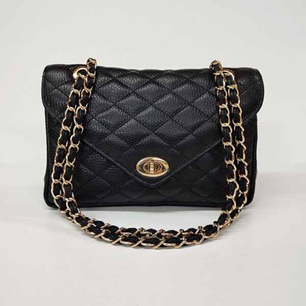 V Diamonds Caviar Leather Purse