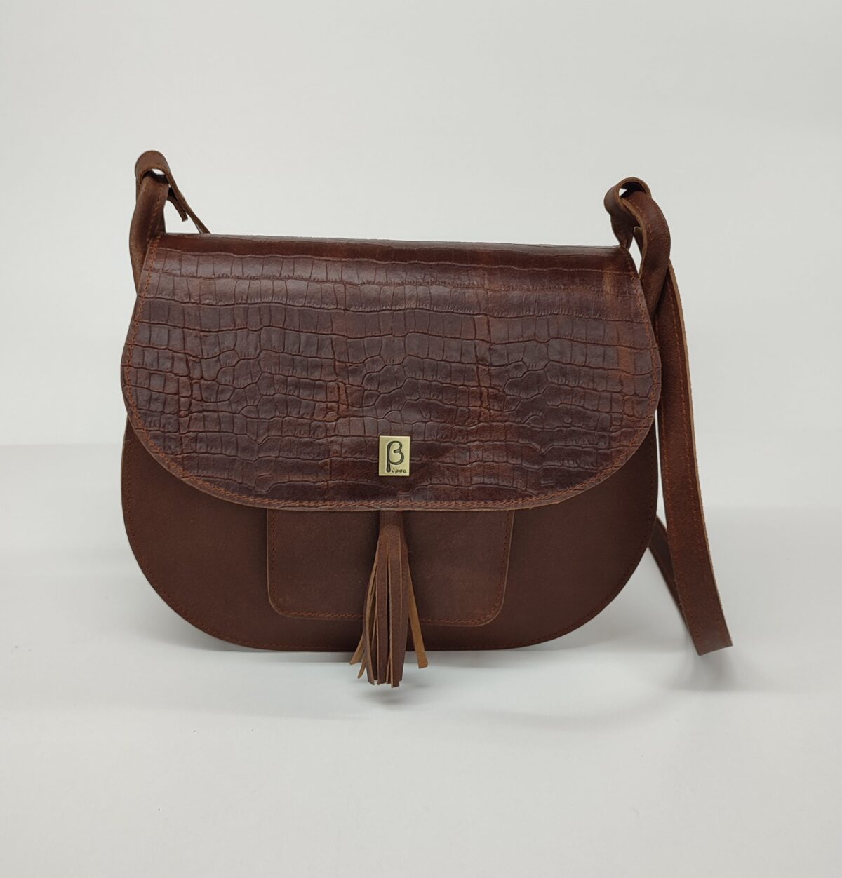 Brown Pearl Tassel Bag - Image 5