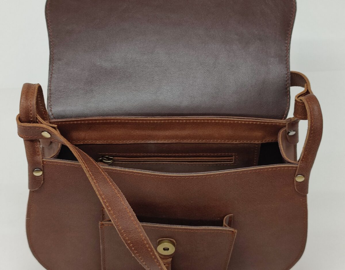 Brown Pearl Tassel Bag - Image 8