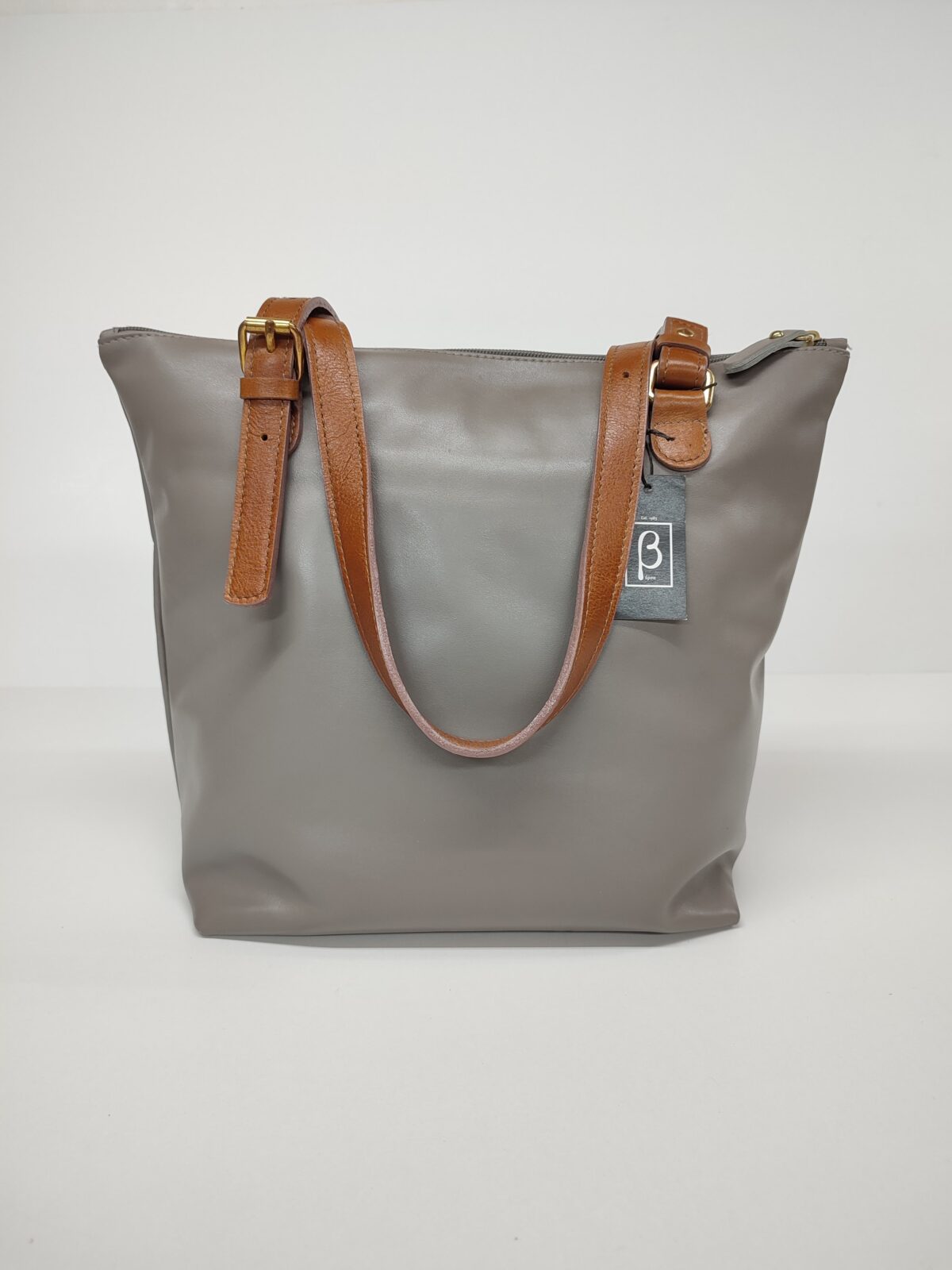 Classic Leather Shopper - Image 2