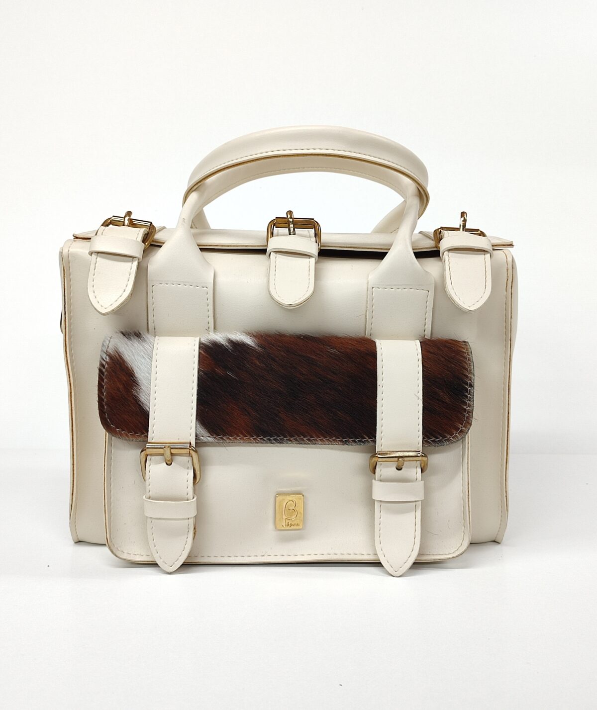 Animal Print Top Handle Convertible Bag - Image 2