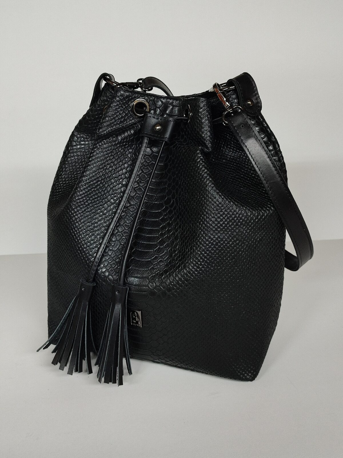 Snake Instinct Convertible Bucket Bag - Image 2