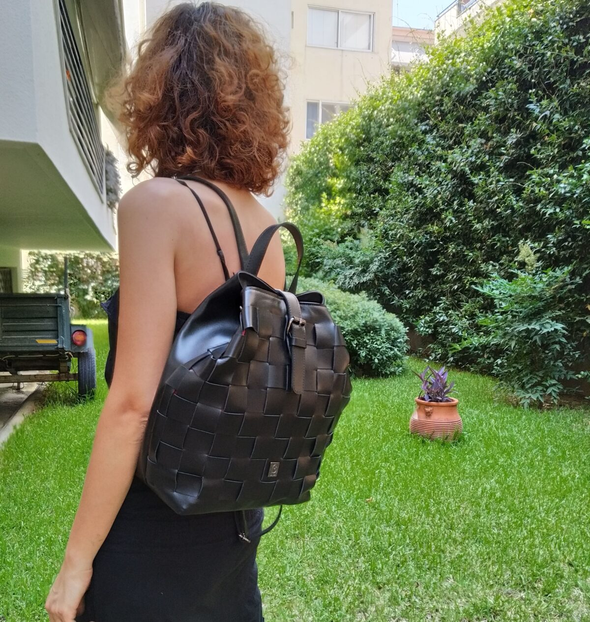 Patchwork Leather Juno Backpack - Image 3