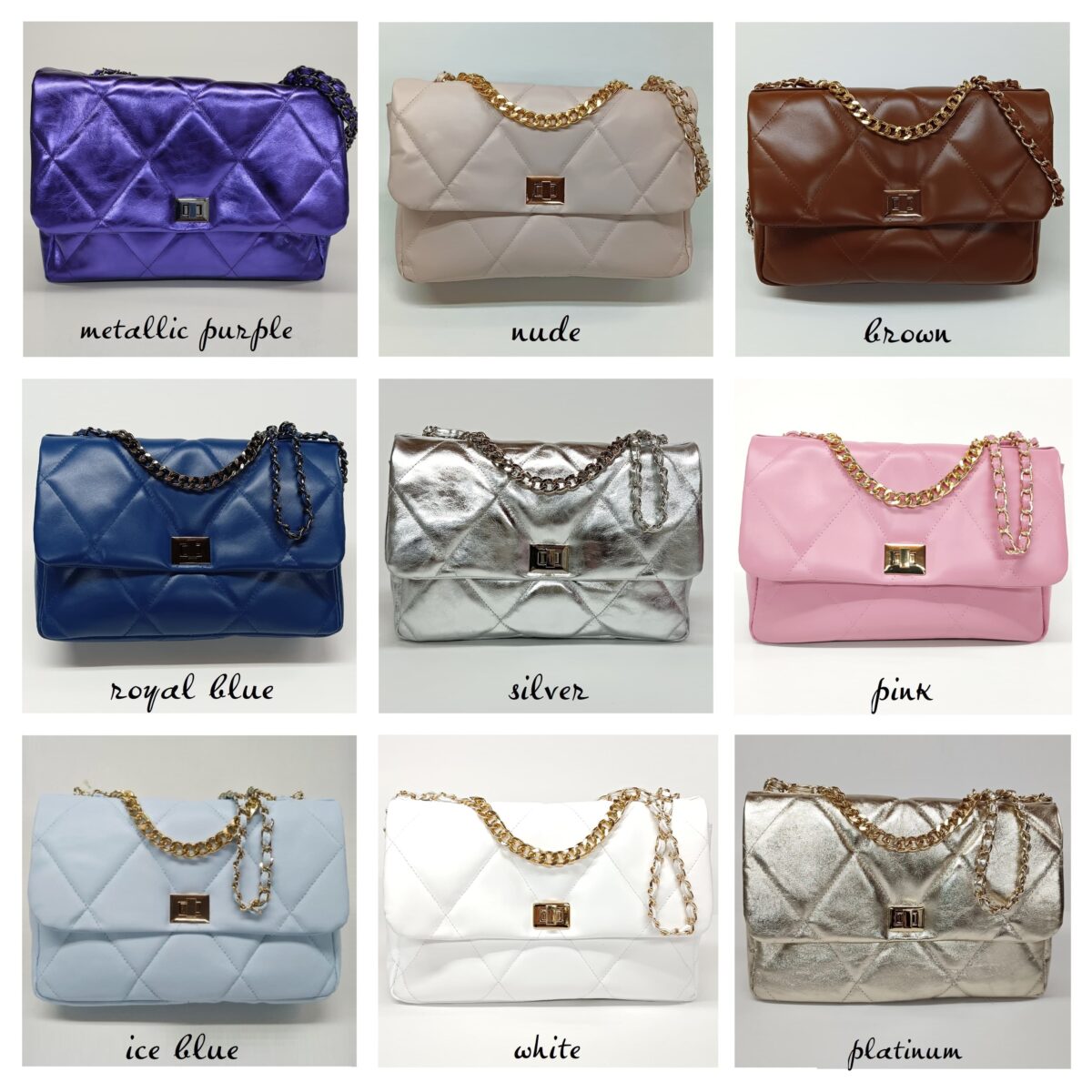 XL Diamonds Genuine Leather Bag - Image 13