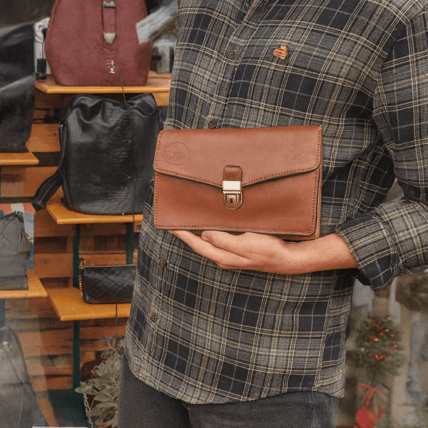 Small Leather Briefcase