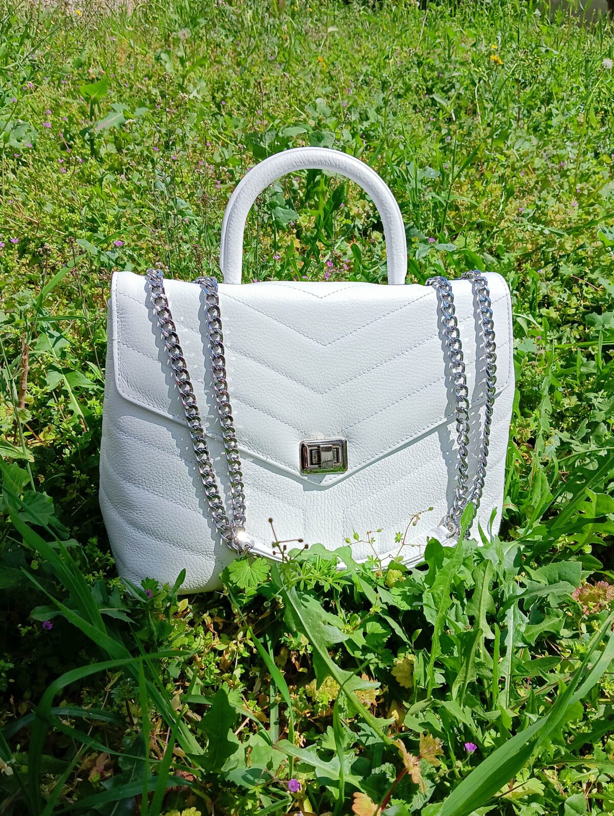Chevron Max Top Handle Bag - Image 3