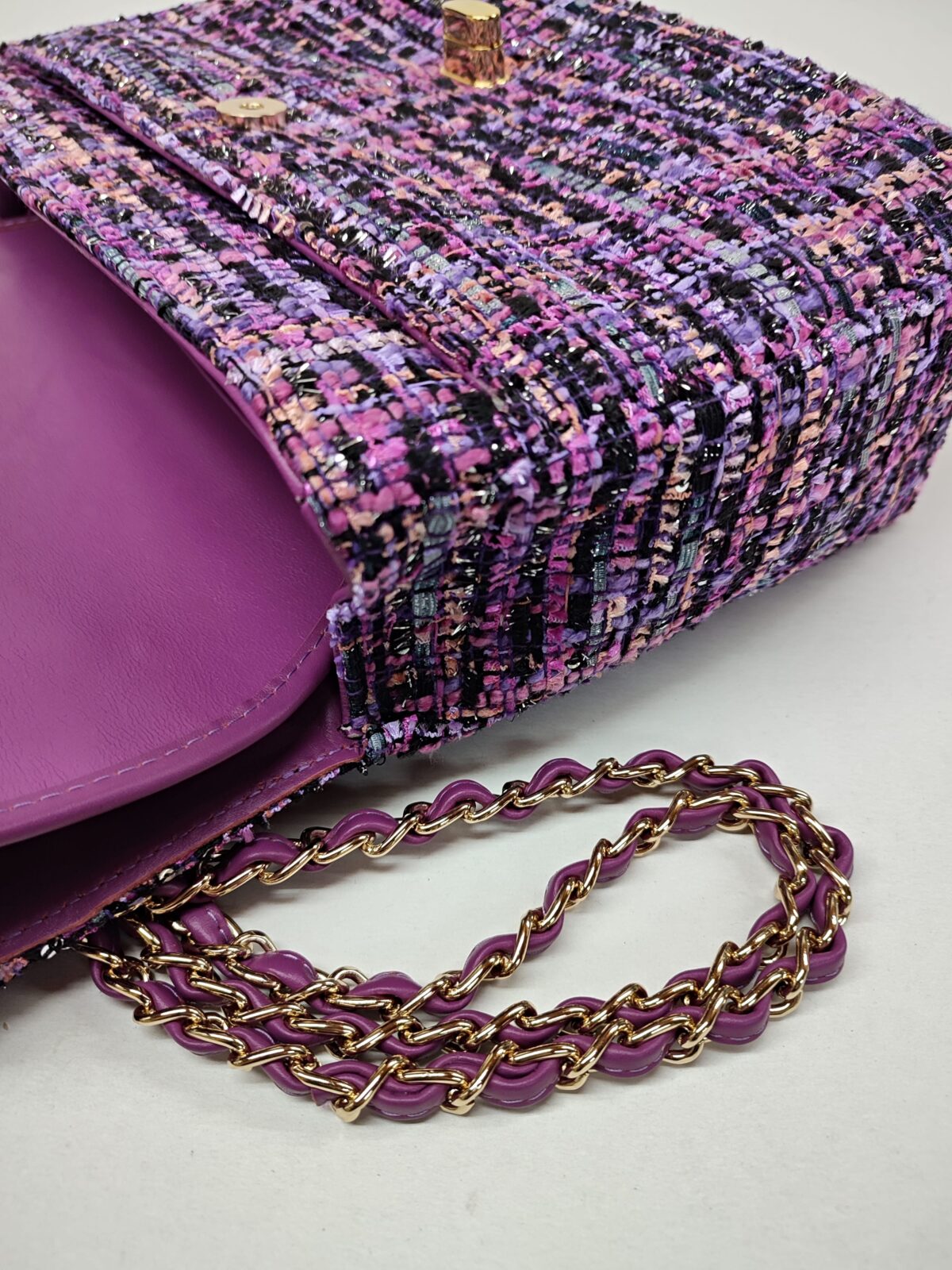 Tweed Diamond Bag (large) - Image 5