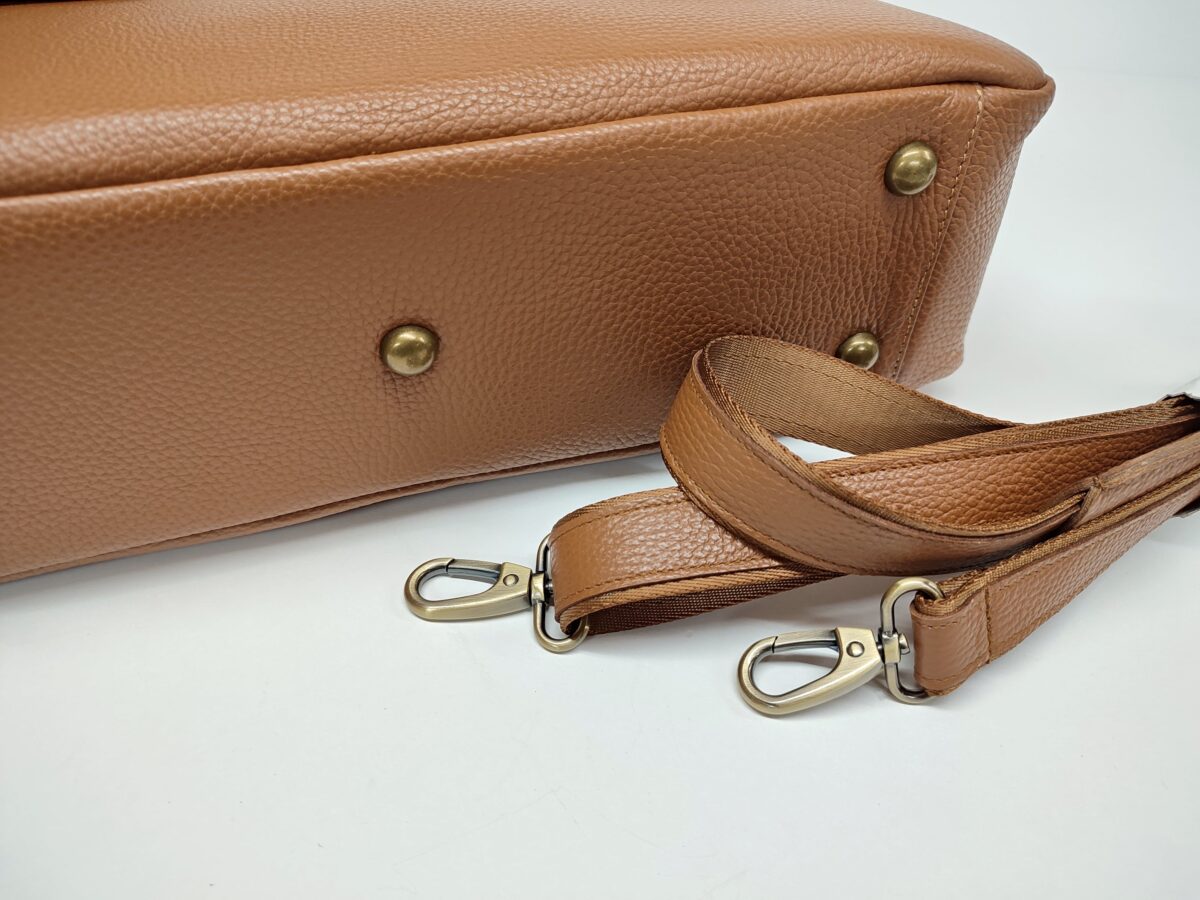Classic Leather Briefcase - Image 8