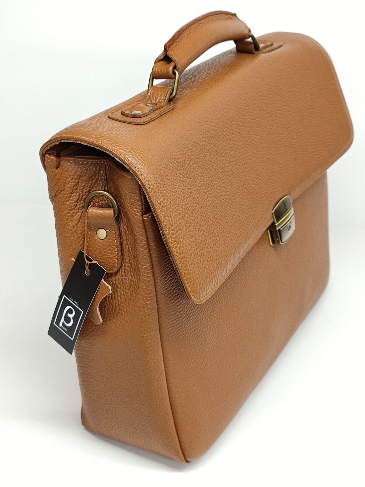 Classic Leather Briefcase - Image 6