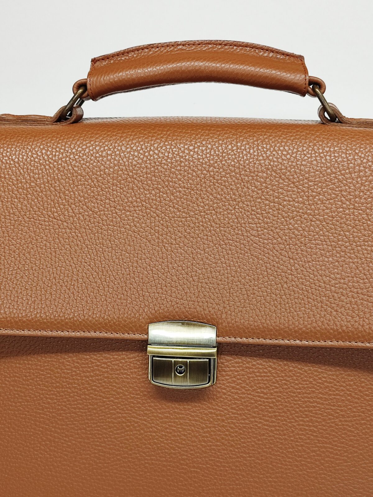 Classic Leather Briefcase - Image 4