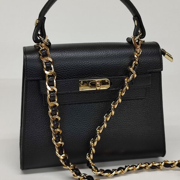 Thick Chain Leather Strap