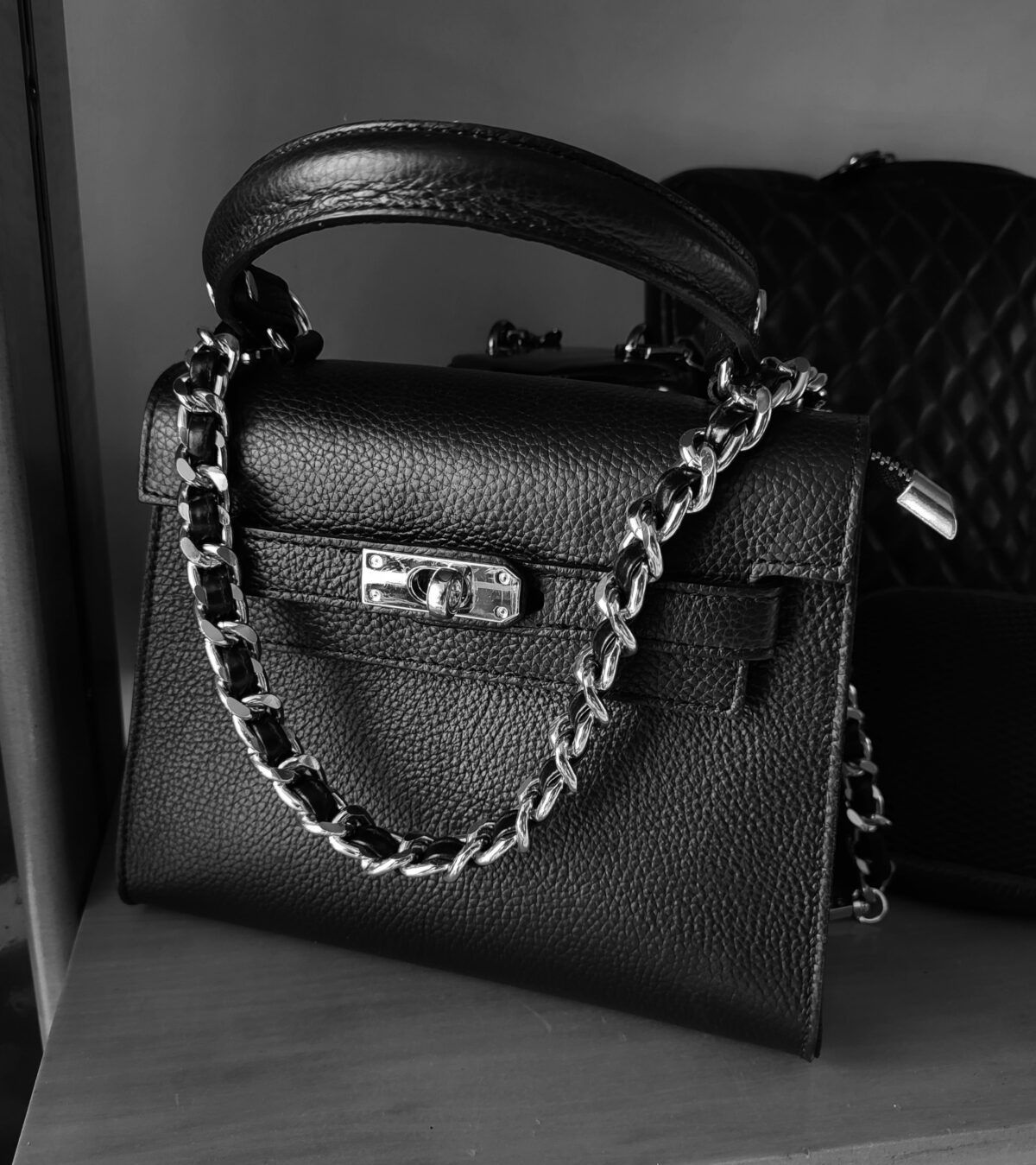 Thick Chain Leather Strap - Image 6