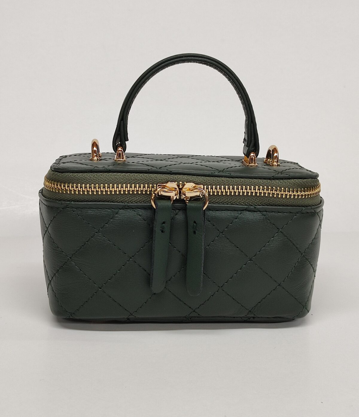 Quilted Small Barrel Bag - Image 11