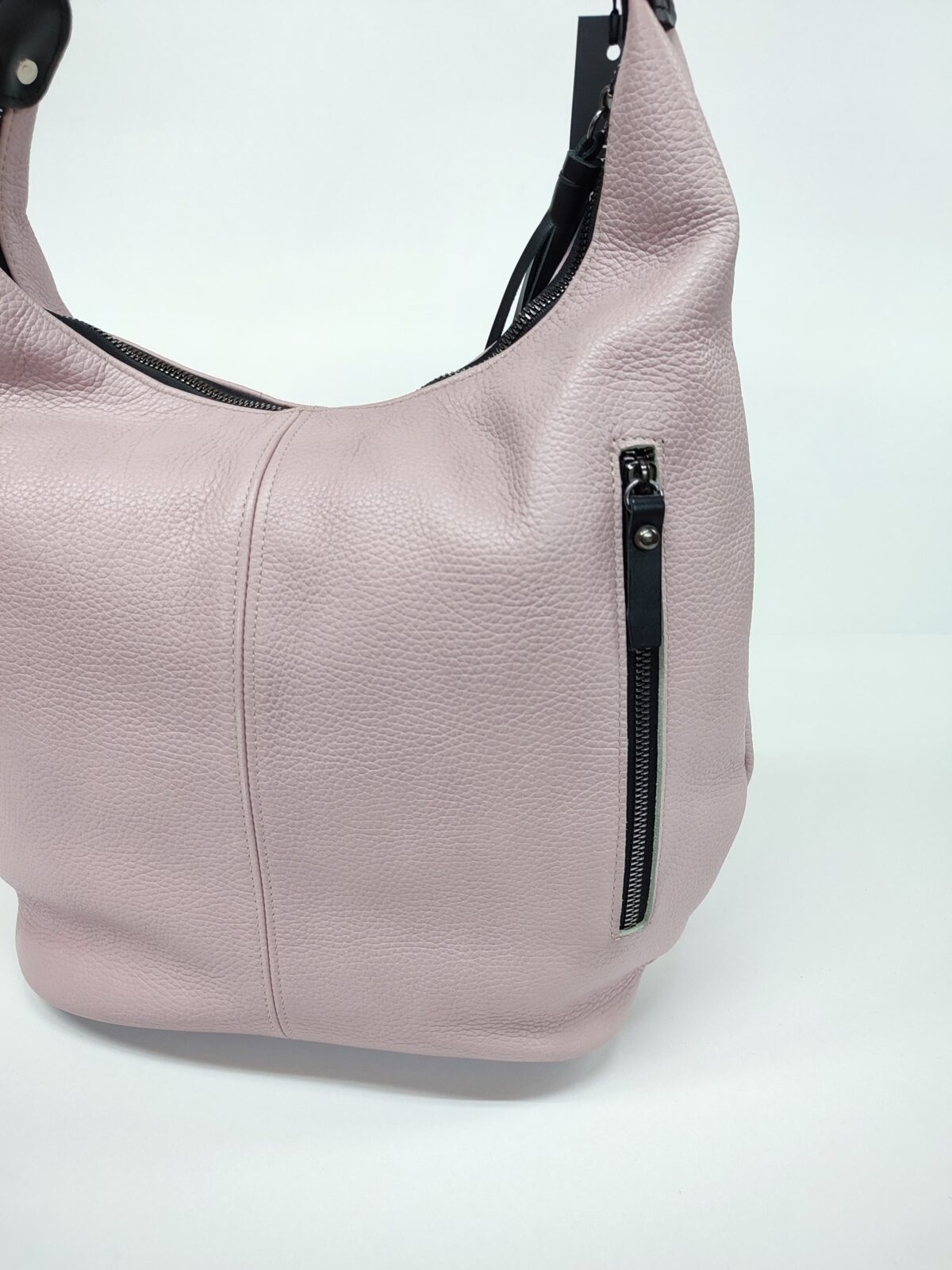 Leather Hobo Bag - Image 5