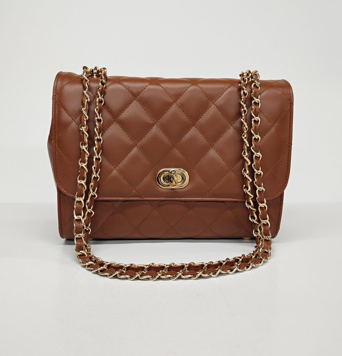 Quilted Gem Flap Bag - Image 5