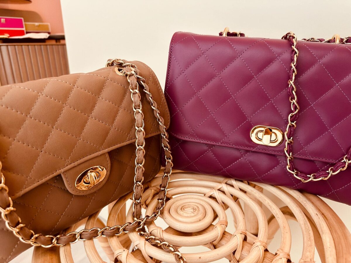 Quilted Gem Flap Bag - Image 2