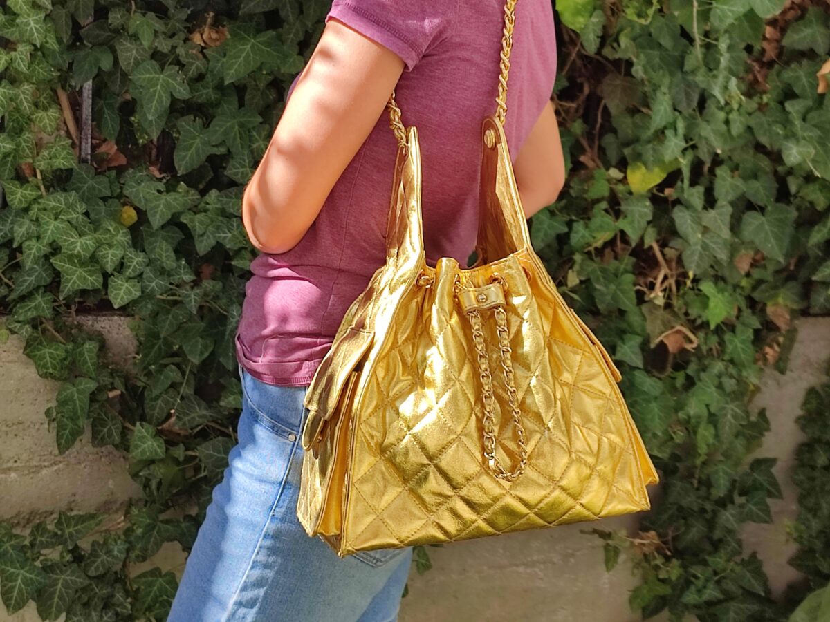 Luxury Bucket Bag (Medium Size) - Image 14