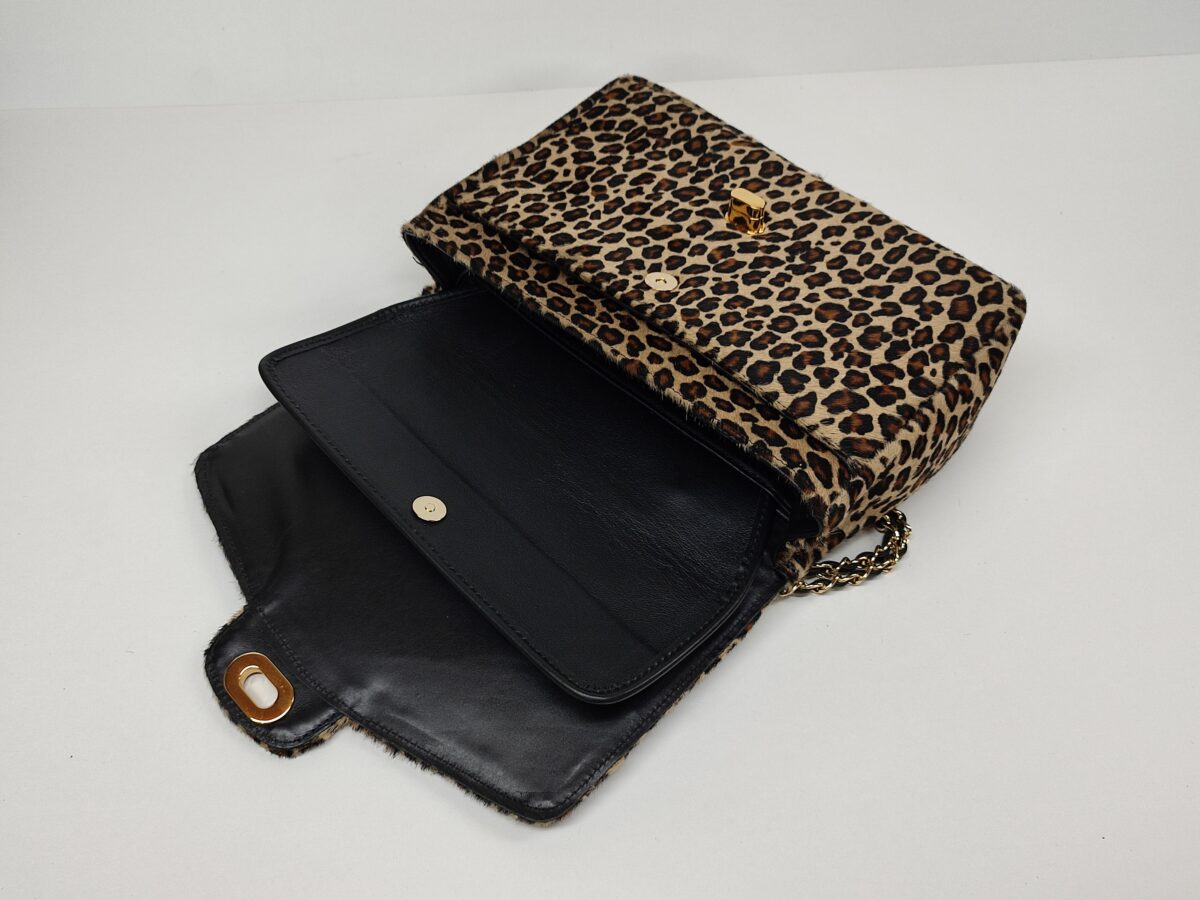 Leo Fur Max Leather Bag - Image 5