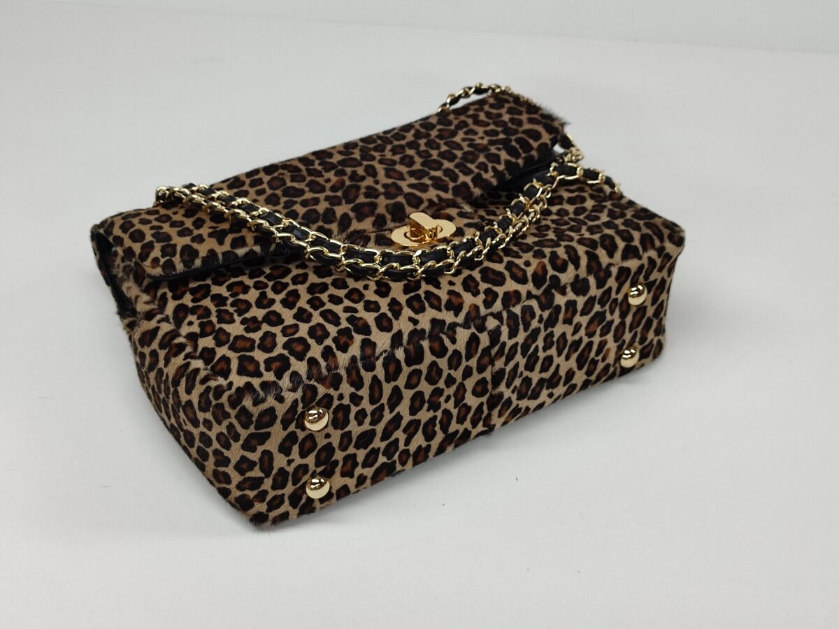 Leo Fur Max Leather Bag - Image 7