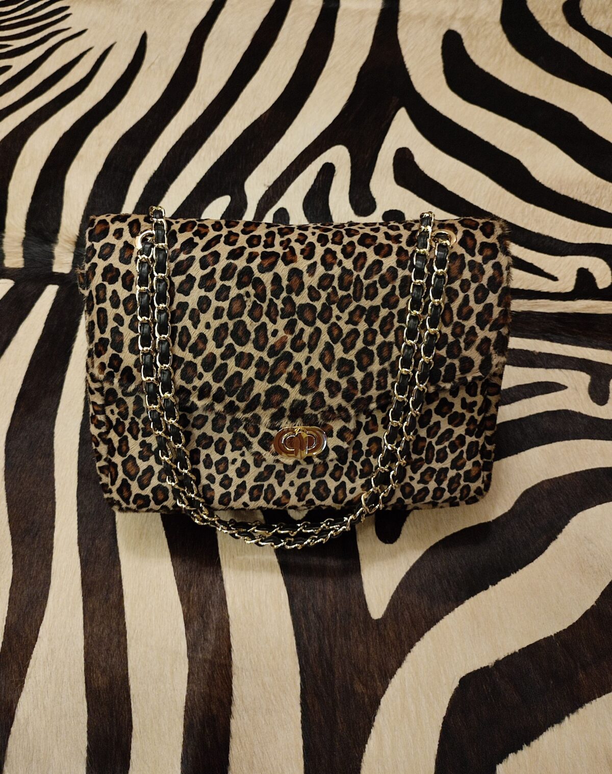 Leo Fur Max Leather Bag - Image 3