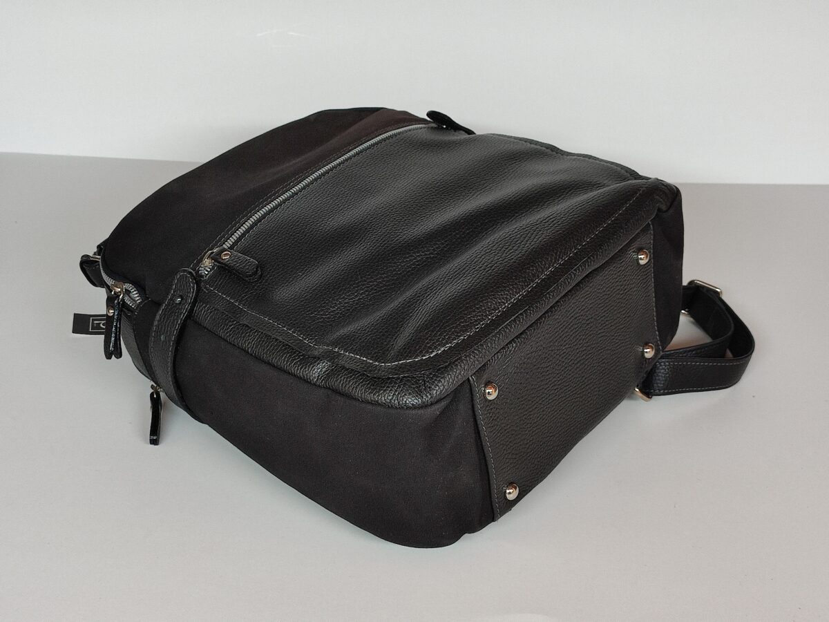Large Leather Urban Backpack - Image 5