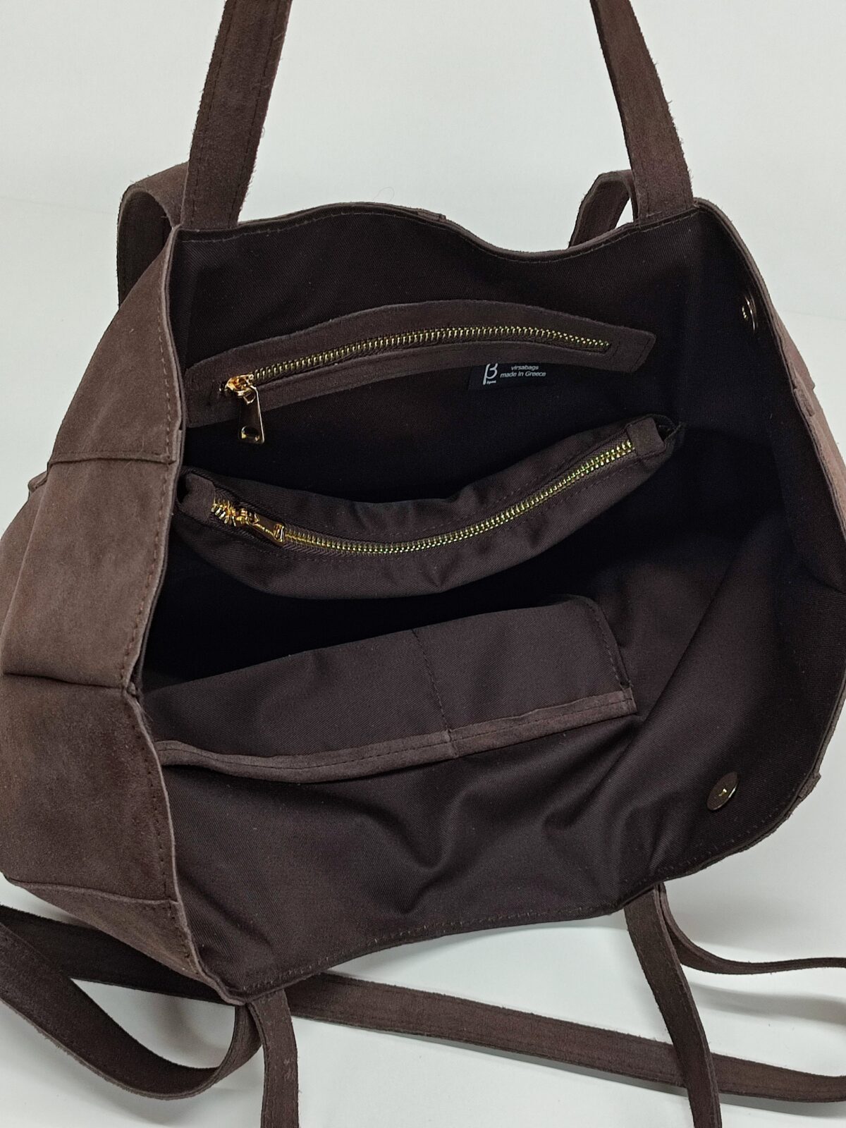 Gondola Suede Leather Bag - Image 8